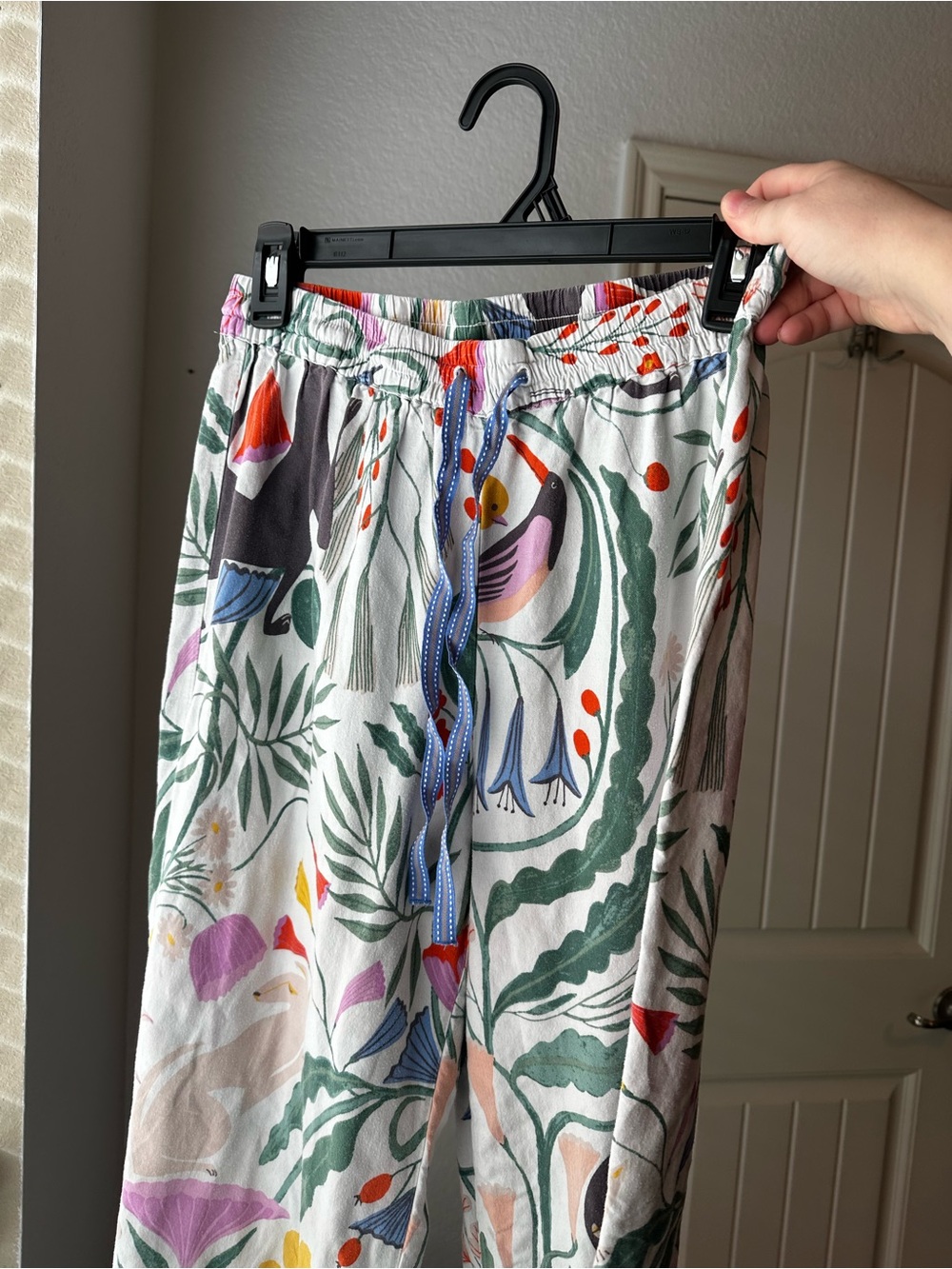Megan Galante by Anthropologie Botanical Garden Floral Flannel Sleep Pants S - Picture 11 of 16
